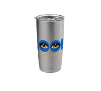 Look But Don’t Touch Eyes Graphic Statement Design Stainless Steel Insulated Tumbler