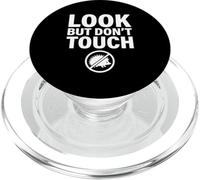 Look But Dont Touch Sassy Hedgehog Introvert Space PopSockets PopGrip for MagSafe