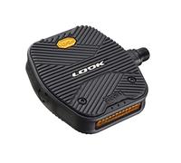 LOOK Cycle - Geo City Grip - MTB Bike Pedals - Flat Pedals - Slip-Proof Safety - Innovative Activ Grip Rubber - Premium High-Performance Urban Bike Pedal - Black