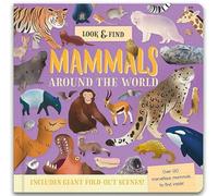 Look and Find Fold-Out Board Book - Mammals - Perfect for Children Aged 3 Years Upward (Nature Look & Find Board Books)