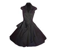 Look for the stars, Women's Evening Dress - Vintage - Rockabilly - 1950s Skirt - Size 6-26, Black, 8