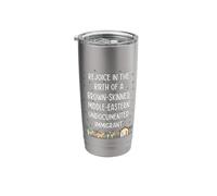 Look Forward to The Birth of Brown-Skinned Middle Eastern Stainless Steel Insulated Tumbler