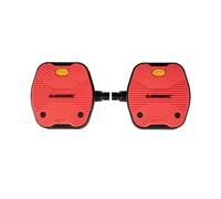 LOOK Geo City Grip Flat Pedals: RED