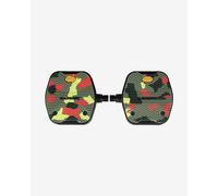 Look Geo City Grip Pedals Camouflage Green Red