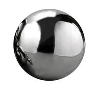 Look Globe Mirror Ball - Stainless Steel Hollow Ball | Mirror Polished Rust Resistant DIY Ornament | Colourful Reflective for Patio, Garden, Lawn or Landscaping