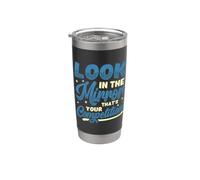 Look in The Mirror Thats Your Competition Motivation Stainless Steel Insulated Tumbler