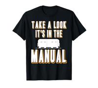 Look Inside It’s in The Manual Model Train Humor T-Shirt