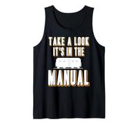 Look Inside It’s in The Manual Model Train Humor Tank Top