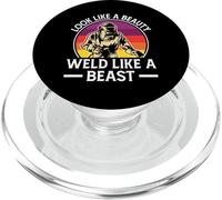 Look Like A Beauty Weld Like A Beast PopSockets PopGrip for MagSafe