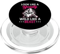 Look Like A Beauty Weld Like A Beast PopSockets PopGrip for MagSafe