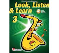 Look, Listen & Learn 3 Alto Saxophone. Includes Audio Online