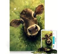Look Me in The Eyes Jigsaw Puzzles 1000 Pieces Tension Relief Clear Hue Enjoyable Challenge Xmas Surprise (38x52cm)