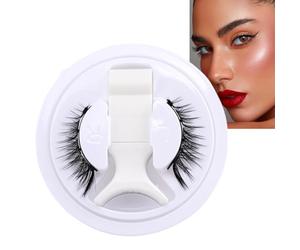 Look natural des cils magnetiques, pas de cils magnetiques à colle - Ensemble de cils faux réutilisables,Outil de cosmétique étanche pour le salon de beauté, voyage d'affaires, maison, voyage