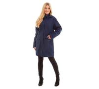 look now Ex store Arctic Storm Ladies Lightweight Waterproof Winter Jacket Windproof (UK, Numeric, 18, Regular, Regular, Sandy - Navy)