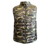 look now Mens EX STORE Sleeveless GILETS Body Warmer Puffer Quilted Padded Bomber Jackets (UK, Alpha, M, Regular, Regular, 1288 - Camo)