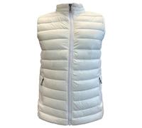 look now Mens EX STORE Sleeveless GILETS Body Warmer Puffer Quilted Padded Bomber Jackets (UK, Alpha, S, Regular, Regular, 1311 - White)