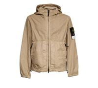 -look Nylon Panama-TC Jacket, male, Stone Island, Light Jackets, Brown, M, Jackets M