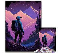 Look on The Horizon Jigsaw Puzzle 1000 Pieces Wooden Jigsaw Puzzles for Mother'S Day, Birthdays, Christmas 50x75CM/19.68x29.52inch