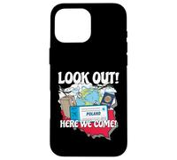 Look Out Poland Here We Come Matching Family Vacation Trip Case for iPhone 16 Pro Max