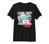 Look Out Poland Here We Come Matching Family Vacation Trip Premium T-Shirt