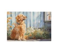 Look Out The Window At The Dog 1000 Piece Jigsaw Puzzles For Adults Wooden Puzzles For Adults Gifts Home Decor