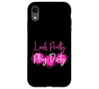 Look Pretty Play Dirty Mud Run Team Muddy Race Team Matching Case for iPhone XR