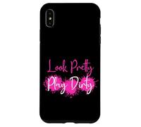 Look Pretty Play Dirty Mud Run Team Muddy Race Team Matching Case for iPhone XS Max