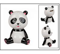 LOOK Seated Panda Bear Ceramic Coin Bank Money Box 160x100x100mm Decor