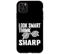 Look smart think sharp Eyeglass Case for iPhone 11 Pro Max