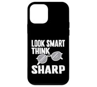Look smart think sharp Eyeglass Case for iPhone 12 mini