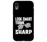 Look smart think sharp Eyeglass Case for iPhone XR