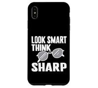 Look smart think sharp Eyeglass Case for iPhone XS Max