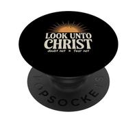 Look Unto Christ With Sun 2025 Youth Theme LDS Christian PopSockets Adhesive PopGrip
