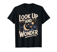 Look Up and Wonder Constellation Star Map Night Sky Value Graphic T-Shirt