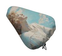 Look Up to The Cloud Bike Seat Cover with Drawstring Bicycle Saddle Rain Dust Cover UV Protection Bike Seat Cushion Shield for Women Men City Mountain