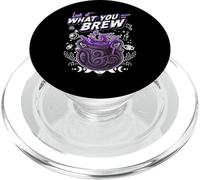Look What You Made Me Brew Occult Witch Brewing Cauldron PopSockets PopGrip for MagSafe