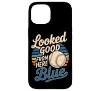 Looked Good From Here Blue - Baseball Case for iPhone 15
