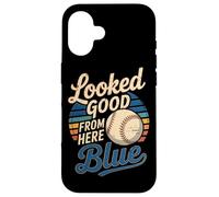 Looked Good From Here Blue - Baseball Case for iPhone 16