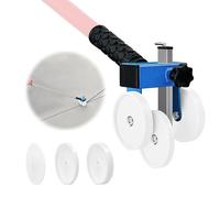 LookFox Backer Rod Insertion Tool, Depth-Adjustable with Auxiliary Wheels, Equipped with 4 Interchangeable Wheels, for Concrete Joint Sealing, Road Construction and Construction Projects
