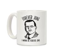 LookHUMAN Forever Jung White 11 Ounce Ceramic Coffee Mug