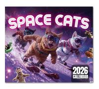 LOOKIN’ FRIDAY Space Cats Calendar, 001
