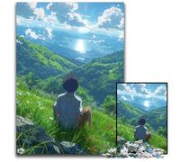 Looking at The Horizon Jigsaws 1000Pieces for Adults Puzzles for Adults Home Activity for Holidays Birthdays And Family Game Nights 1000 PCS(38x26cm)
