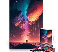 Looking at The Stars 1000 Pieces Jigsaws Adults Puzzles Gifts Mind Workout Stress Less Home Activity Home Accent (38x26cm)