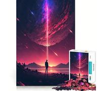 Looking at The Stars Jigsaw Puzzle 1000 Piece for Adults Serene Game Serene Game Pattern Build Xmas Fun Gift (50x75cm)