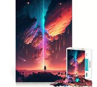 Looking at The Stars Jigsaw Puzzle 1000 Piece Recall Enhancer Thick Material Pattern Assemble Birthday Gift (50x75cm)