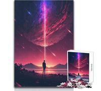 Looking at The Stars Teenager Jigsaw Puzzles 1000 Pieces Educational Observation Skill Game Perfect Meaningful Festive Gift Size 38x26cm