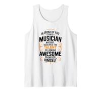 Looking Awesome Musician Design for Music Musical Teacher Tank Top