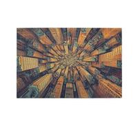 Looking Down At The Tall Buildings 1000 Piece Jigsaw Puzzles For Adults Wooden Puzzles For Adults Gifts Home Decor
