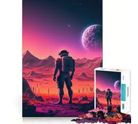 Looking for Life in Space 1000 Piece Jigsaw Puzzles for Adults Unwind Game Snug Cut Playful Challenge Wall Accent (38x26cm)