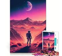 Looking for Life in Space 1000 Piece Jigsaws for Adults Puzzle Logic Workout Precise Connection Home Play (50x75cm)